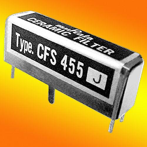 Quality CFJ455K5 PIEZOELECTRONIC CERAMIC  FILTER  455KHZ 6dB BANDWIDTH 2.4KHZ SPURIOUS 60dB for sale