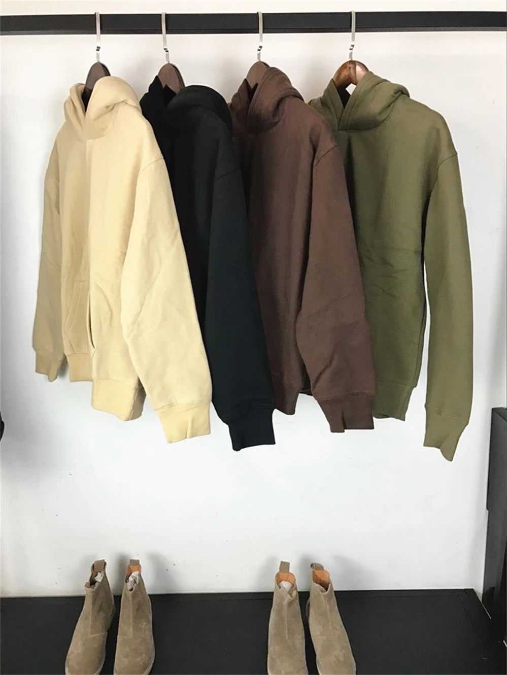 Custom Mens Oversized Pullover Hoodie Plain Printed Embroidered Regular Sleeve