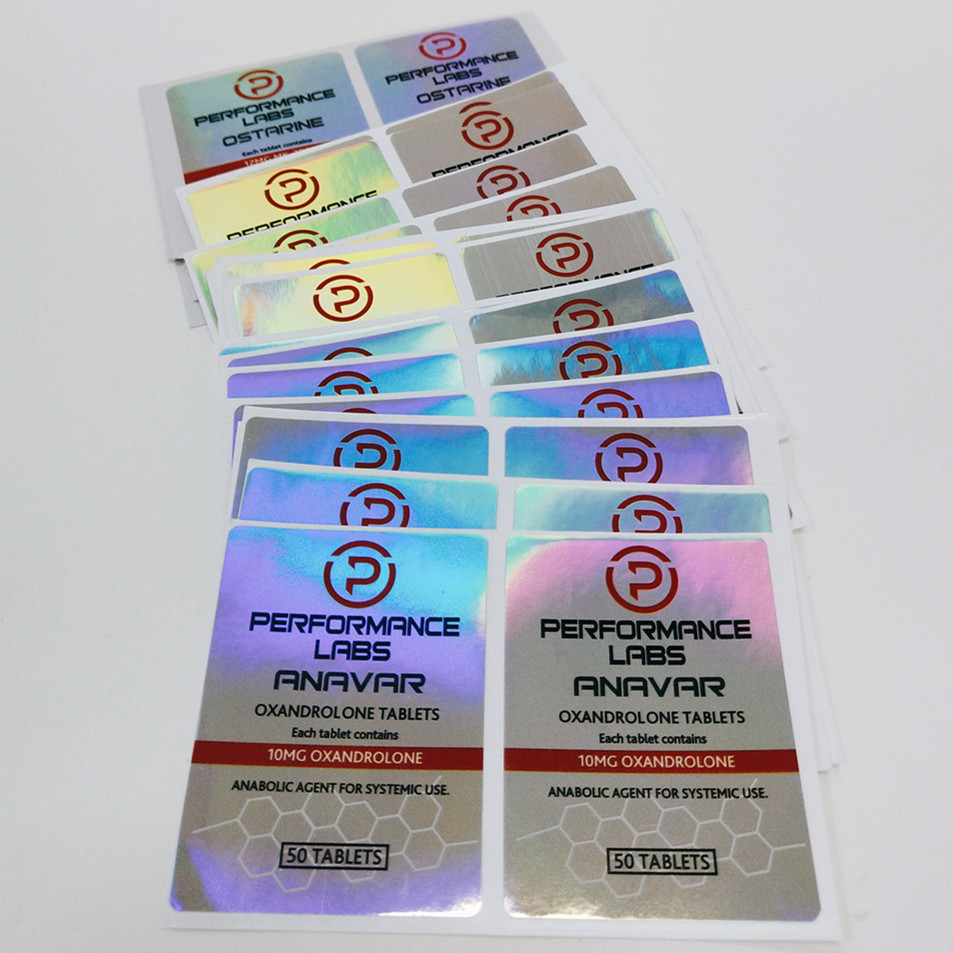 Cold Stamping Steroid Vial Labels 3cm Wide Medication Label Stickers