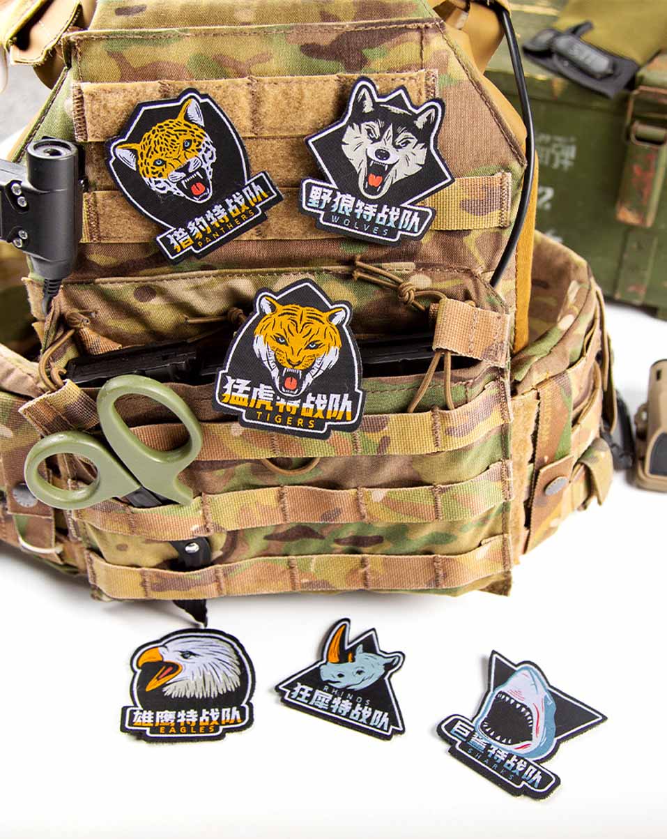 Fantastic Design Iron On Embroidery Applique Custom Size Shape For Jackets Bags Jeans