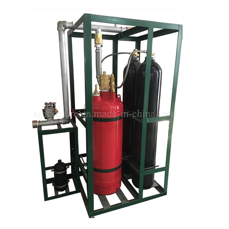 120L Cylinder Volume FM200 Piston Flow System With Low Maintenance Fire Detection