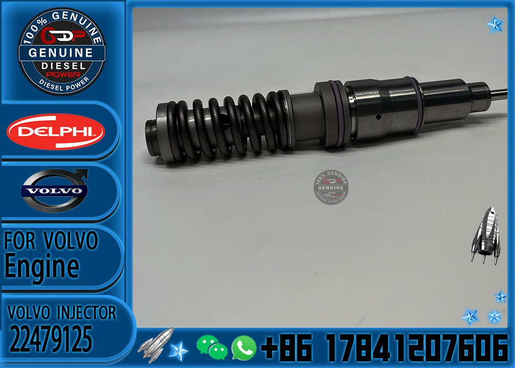 Diesel Fuel Unit Injector 22479125 BEBE4L16001 for VOLVO D16 US15 Engine