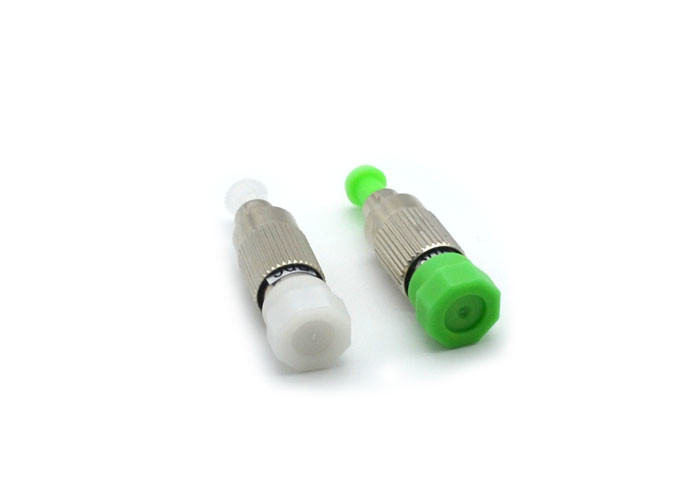 Optical Fixed Attenuator White For CATV , Female - Male 30 DB Fiber Optic Attenuation