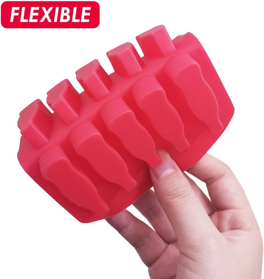 Silicone Ice Cube Trays 3 Pack - Large Size Silicone Ice Cube Molds with Leak Proof Removable Lid Square Ice Cube Tray And BPA Free for Cocktail