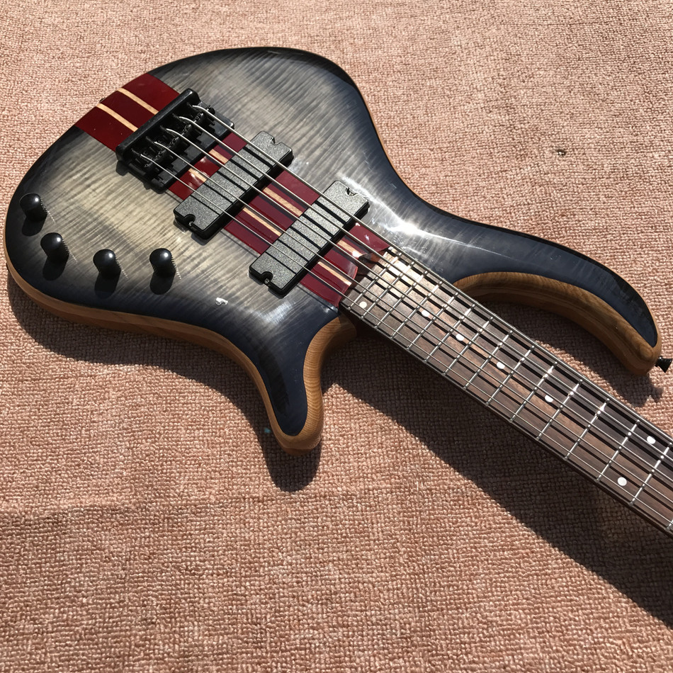 2017 new style high quality custom 5 string bass guitar, Rosewood fingerboard, free shipping