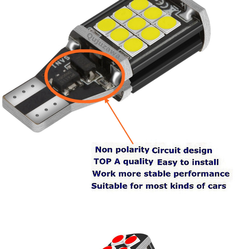 OEM Luz 1157 T15 Automotive LED Turn Signals 3030 1156 Bulb License Plate Brake Light Festoon 12v