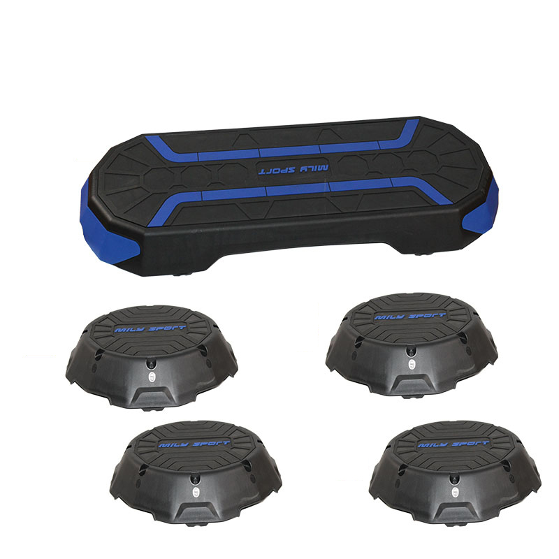 43CM Fitness Stepper Board Stackable Aerobic Platform Universal Power Train Muscle