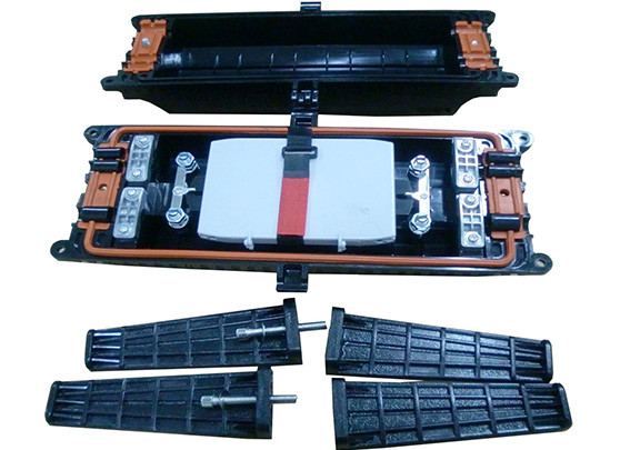 3 in 3 out Fibre Optics Splice Enclosure Box / 96 Cores Inline FOSC Fiber optic splice closure
