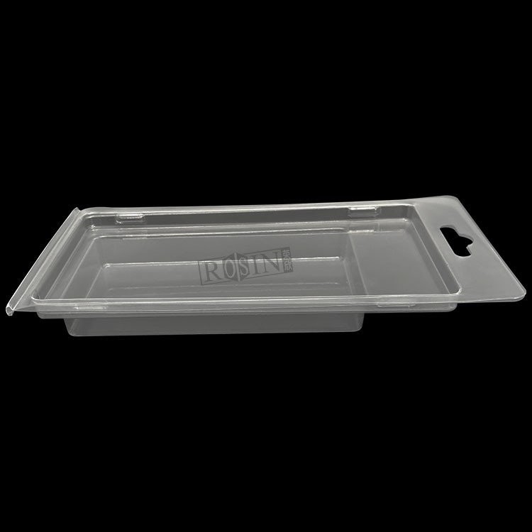 PET PVC Blister Pack Plastic Clamshell Packaging Clear Vacuum Forming Insert Trays Folding Boxes Transparent Rectangle Accept