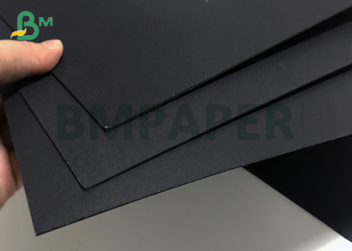 1.5mm 2mm Thick Laminated Full Black Cardstock Board Sheet For Packaging Box 