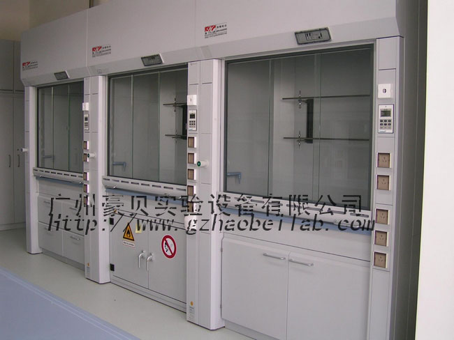 Anti - Acid Walk In Fume Hood Durable PP Structure For Laboratory