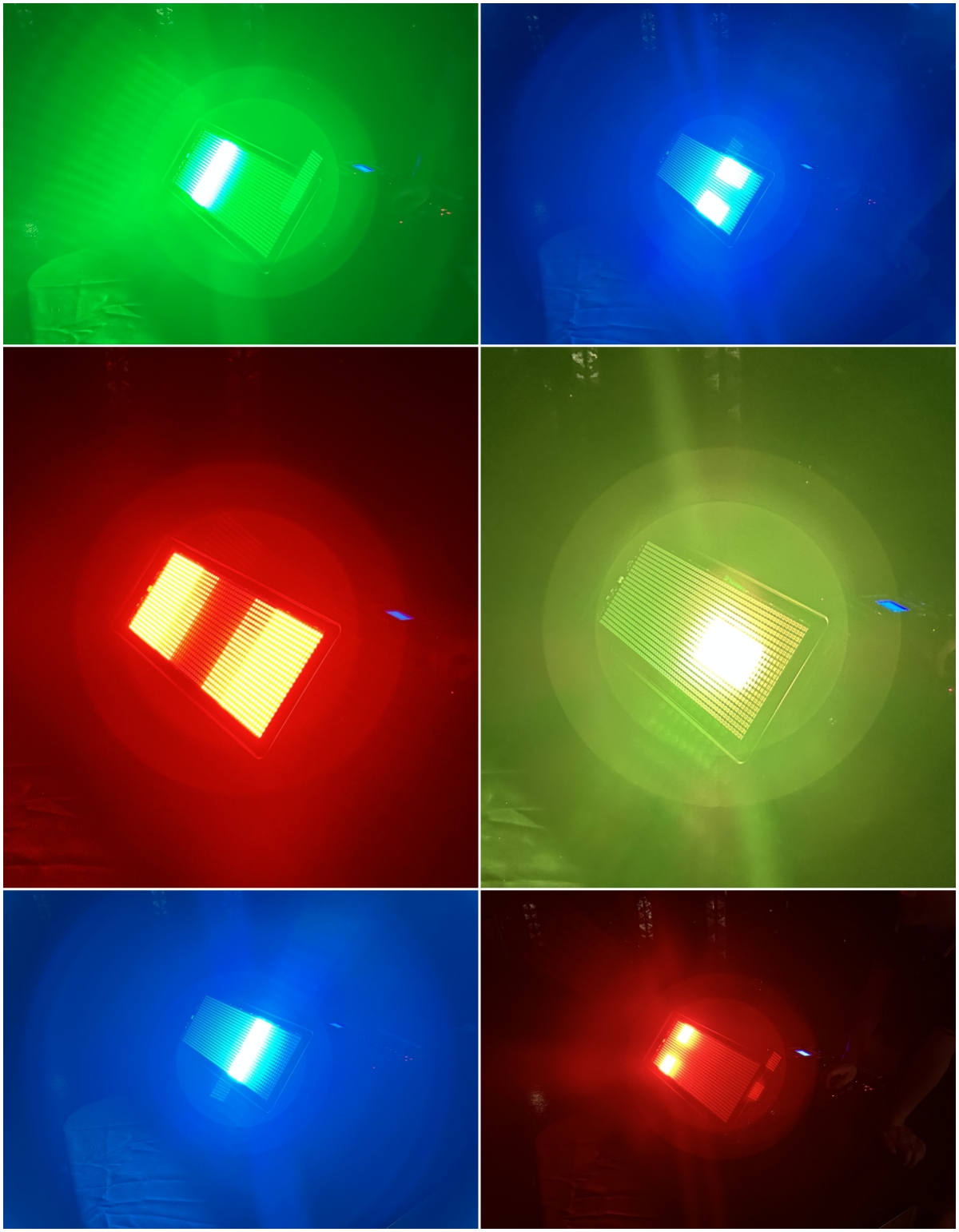 50000 Hours Working Time RGB LED Stage Strobe Light IP65 Waterproof 400w