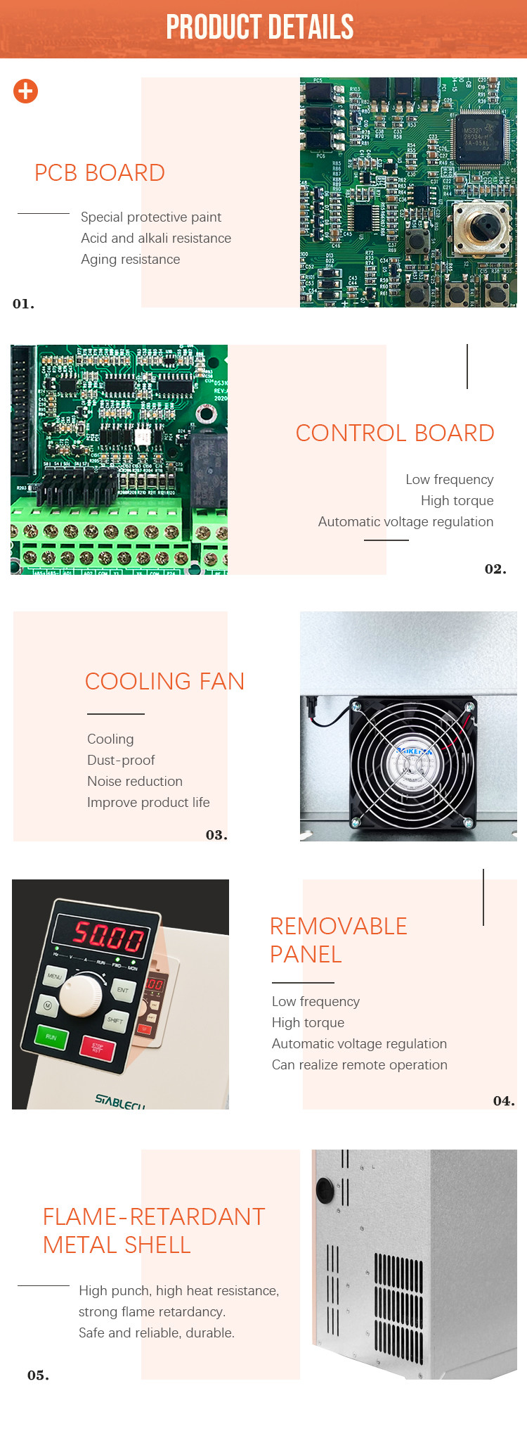 Electric Motor 3 Phase Variable Speed Drive For Heat Pump Water