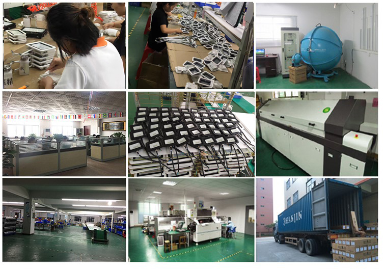 Smd Ultra Thin LED Flood Light IP65 Water Resistant 50W 100W 150W 100LM/ W