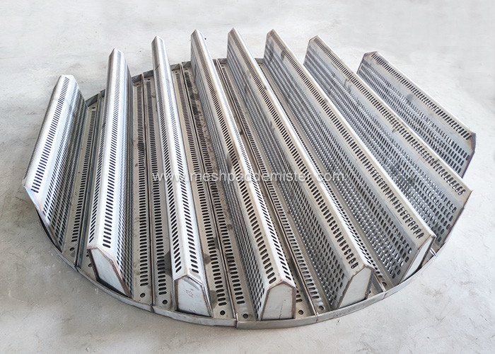 Metal Customized Column Ss304 Tower Internals Random Packing Plate Hump Support