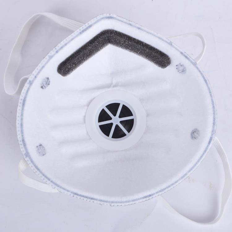 Haze Resistant N95 Air Mask , Disposable Earloop Mask With Respirator Valve