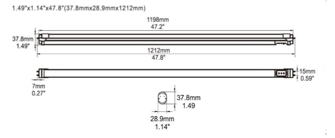 18W Length 1200mm LED Tube Light Bulbs SMD2835 For Office / Supermarket