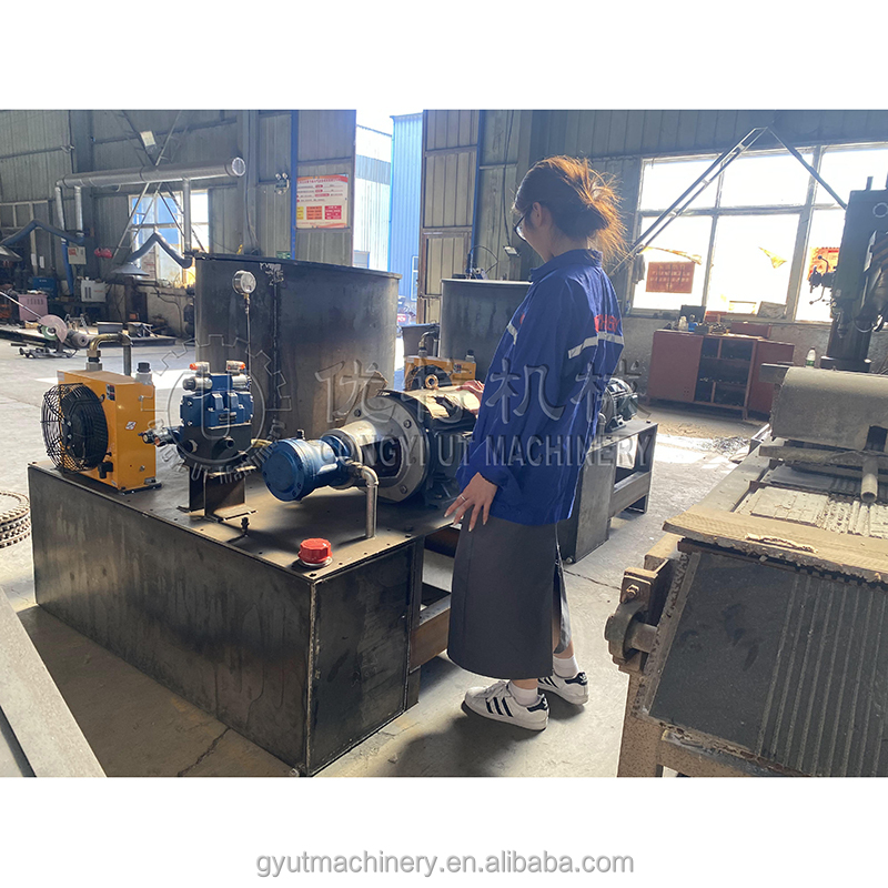 70mm Rod Sticks Home Solid Piston Stamping Briquette Machine for Wood Shaving Firewood