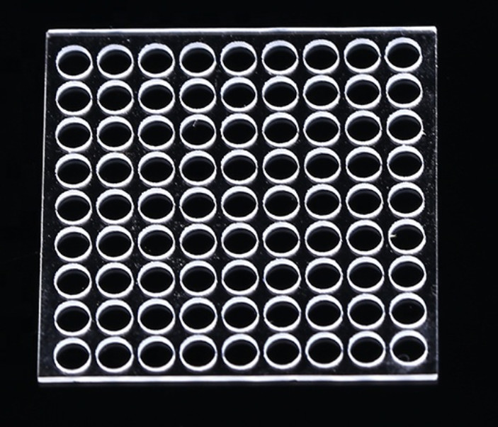 High Temperature Perforated Quartz Glass Sheet Plate Disc Window Sheet