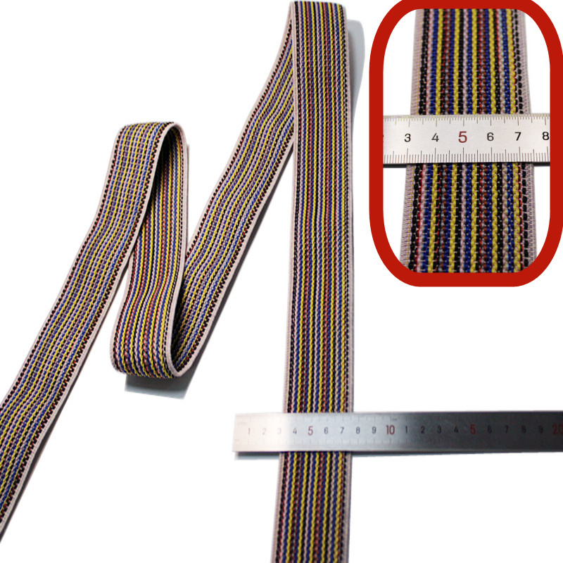 Rubber Resistance Polyester Elastic Webbing Fitness Elastic Tension Rope