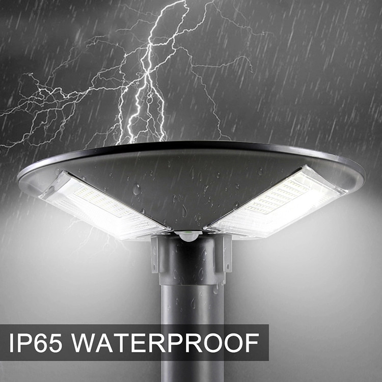 300w Ip65 LED Garden Light Fixtures Abs Housing Solar Garden Lamp With Pole