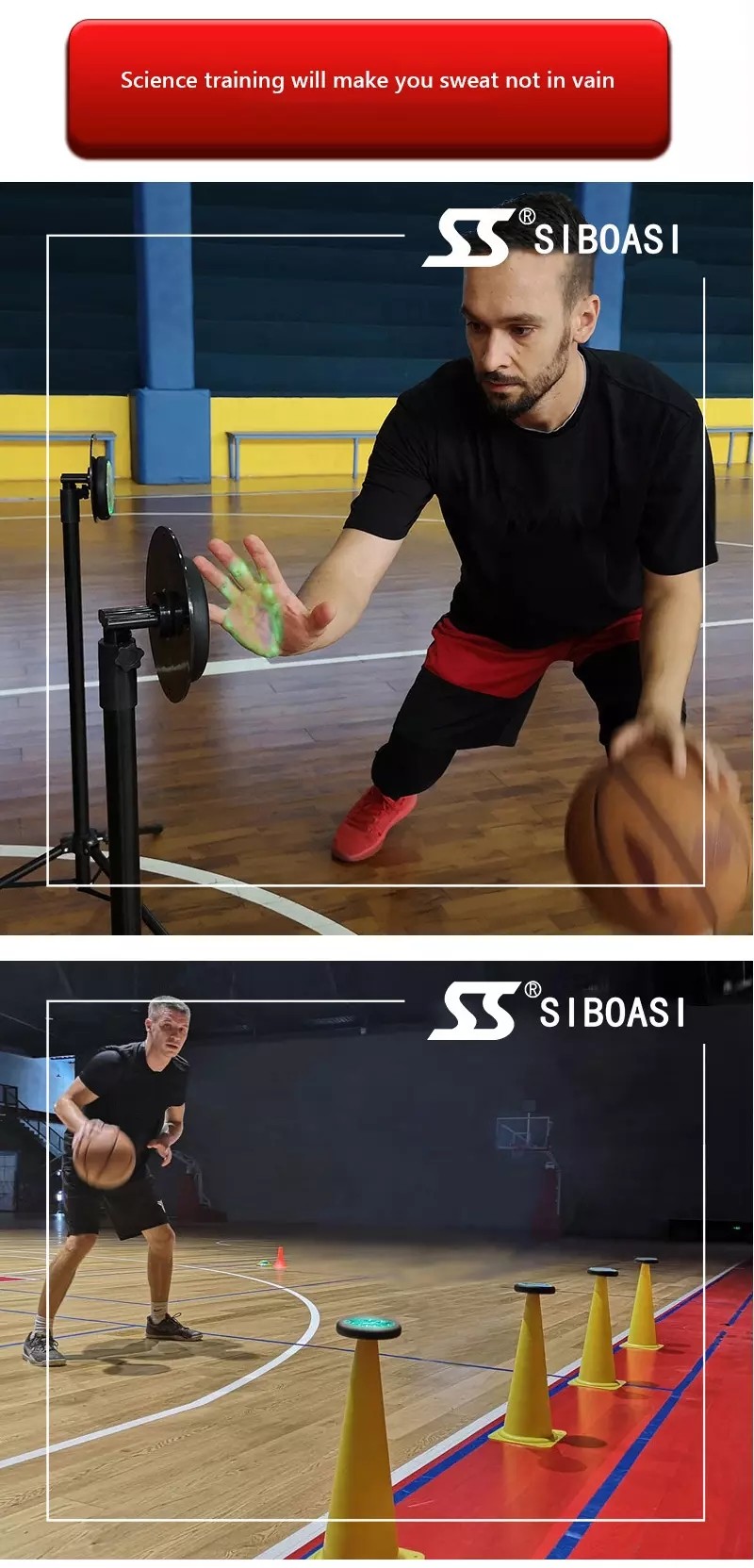 4 Lights 6 Lights Speed And Agility Training Lights For Badminton Tennis