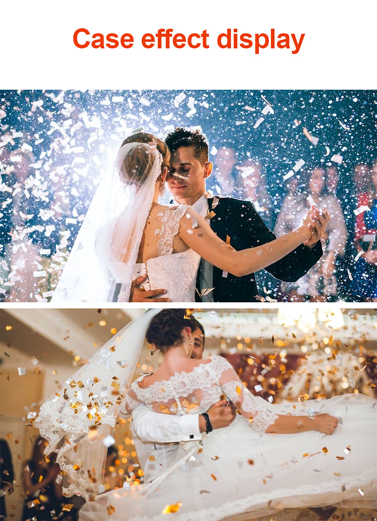 AC110V Confetti Making Machine Co2 Paper Blaster For Stage Wedding Show