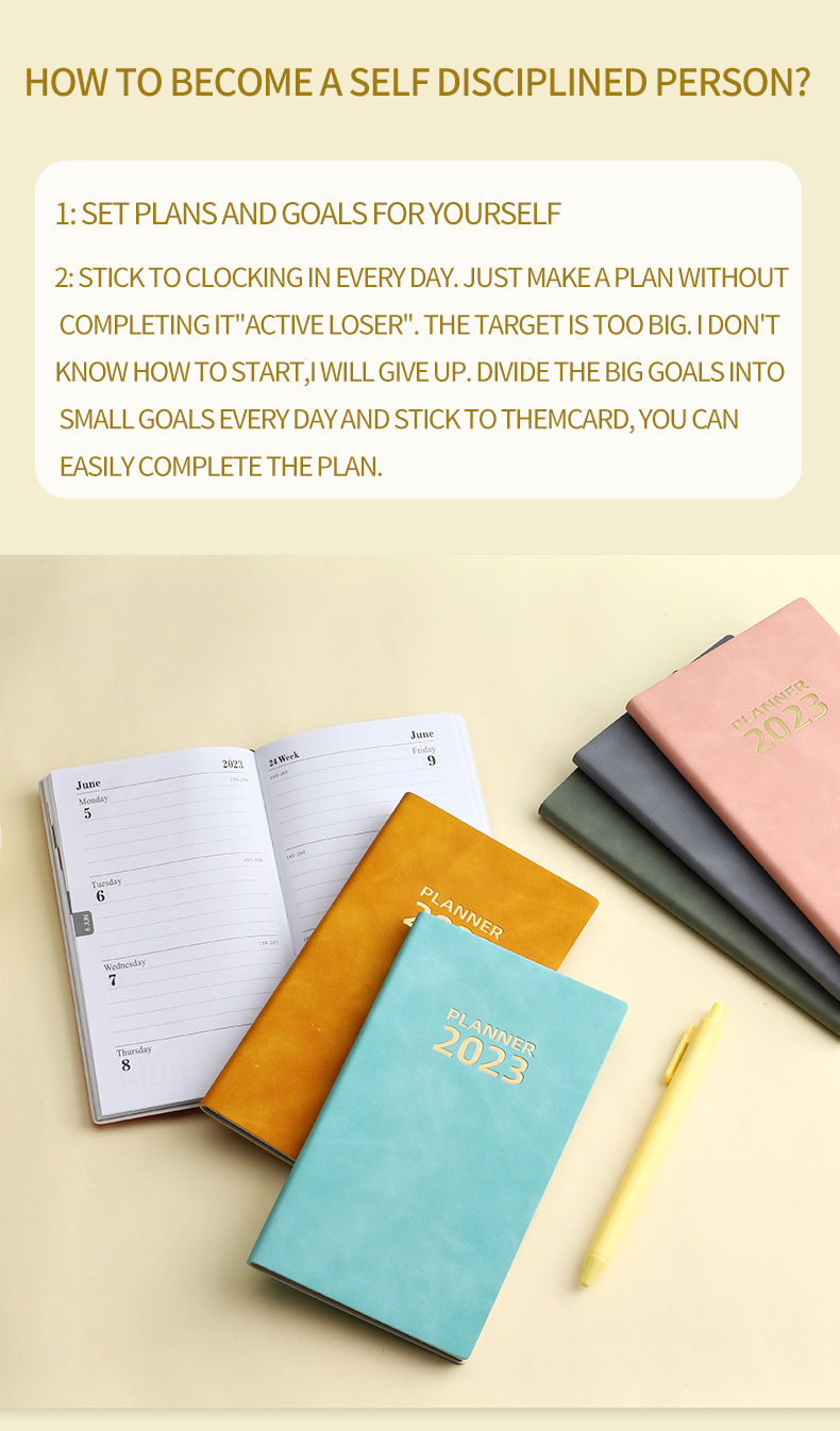 Leather Cover Notebook for Promotion Saddle Stitching Binding Journal Stationary