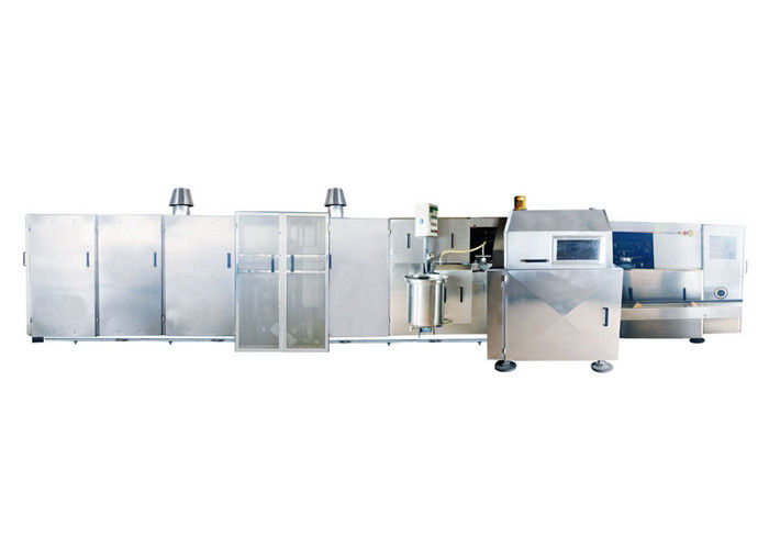 CE Certified Automatic Sugar Cone Production Line With Fast Heating Up Oven , 63 Baking Plates Ice Cream Cone Productio