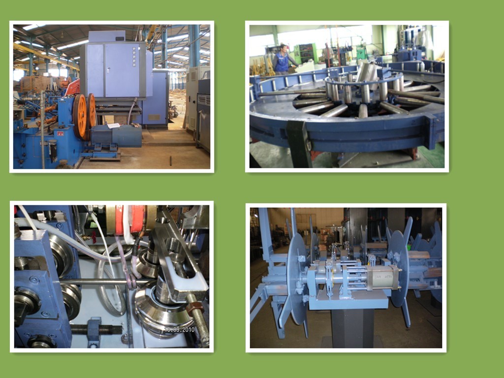 Galvanized Pipe Production Line , Roll Forming Equipment Cold Saw