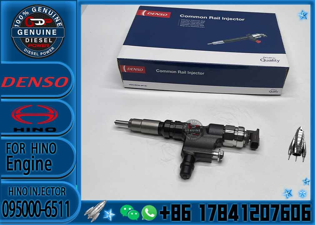 Common Rail Fuel Injector 095000-6510 095000-6511 For HINO 23670-E0080 23670-E0081 23670-E0080 23670-79016