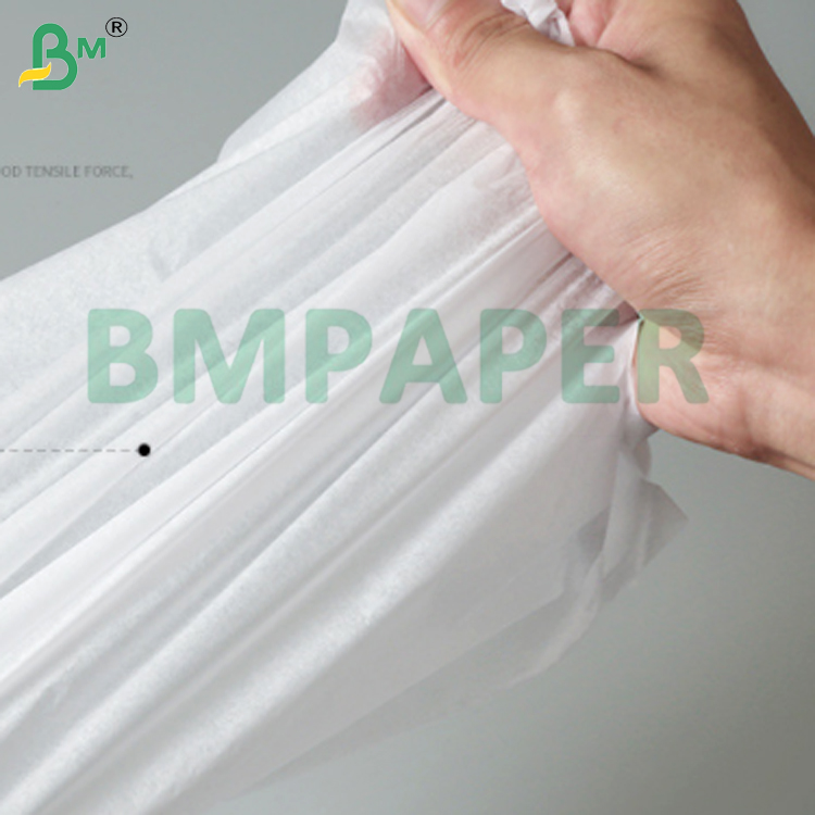40g 50g 60g Flexibility Tear - Resistant Waterproof  White Vegetable Wrapping Paper For Food Grade Packaging