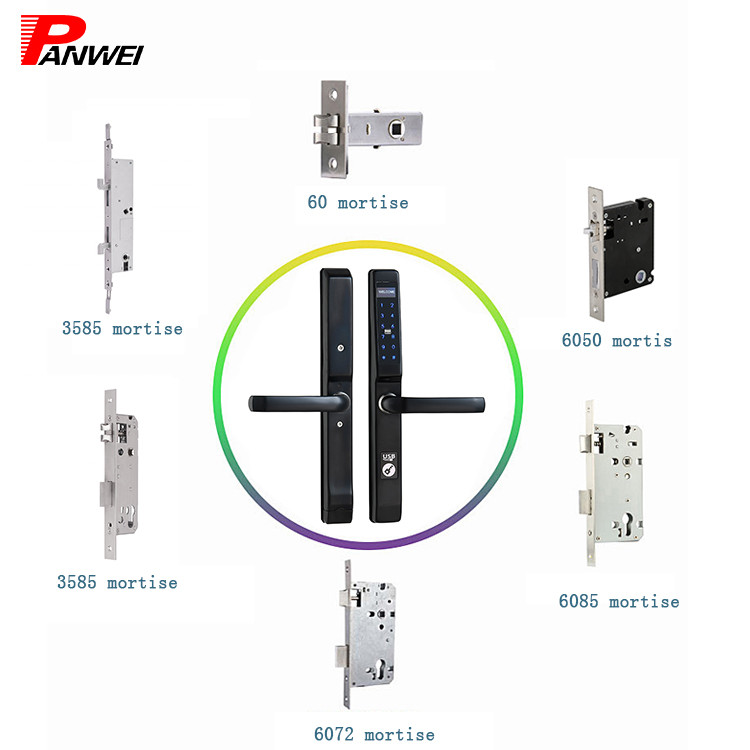 Remote Control Passcode Lock Support Code Bluetooth APP Card Access Door Lock
