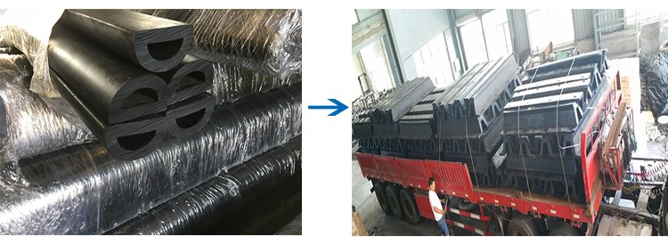 EPDM Marine Bumper Fenders for Boat and Dock Eco-Friendly D Type Fender Eco-Friendly