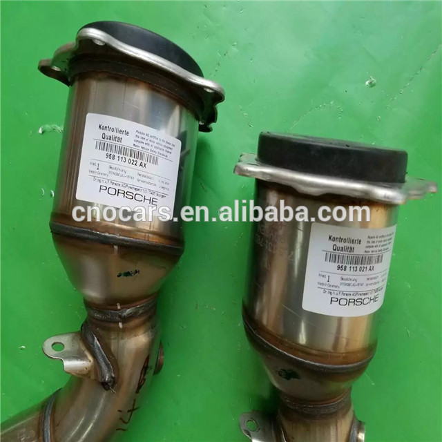 958113021AX 95811302101 Front Catalytic Converter Recycling For Porsche Cayenne Without Turbo Charge