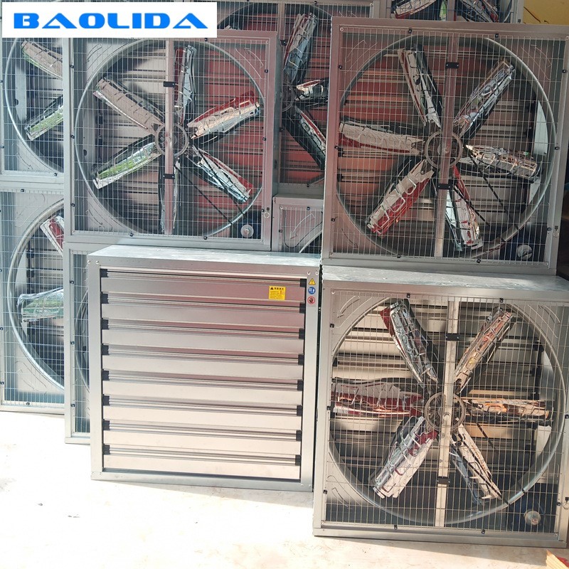 Fan And Pad Greenhouse Cooling System Increase Air Cycle Easy Installed