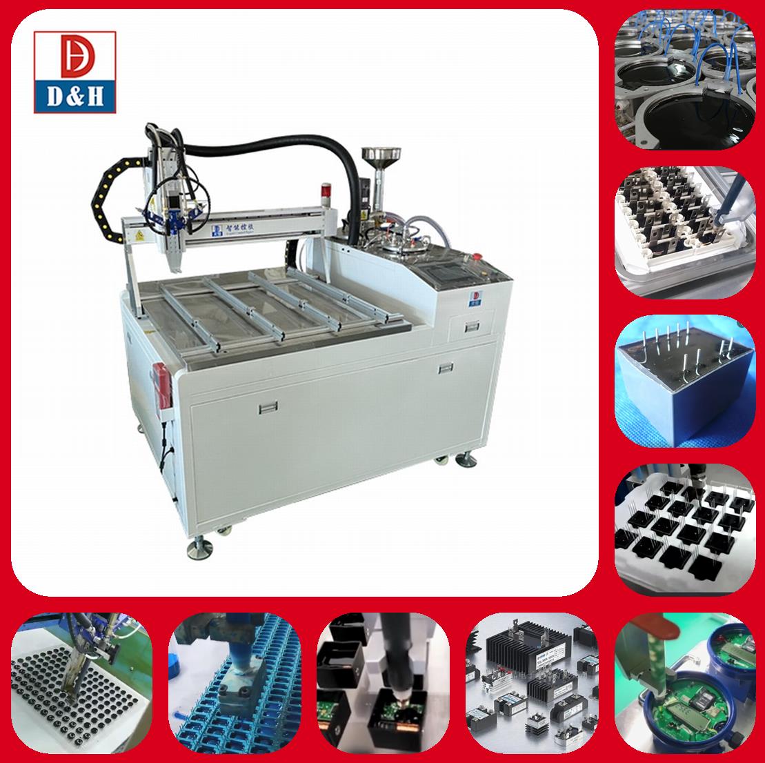3 Axis Liquid Glue Application Machine with 60L Tank Capacity and Automatic Dispenser
