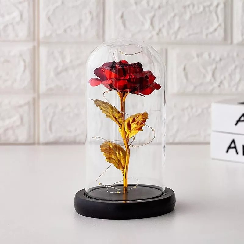 24k gold rose galaxy rose in forbidden glass 24k reg rose 24k rainbow rose