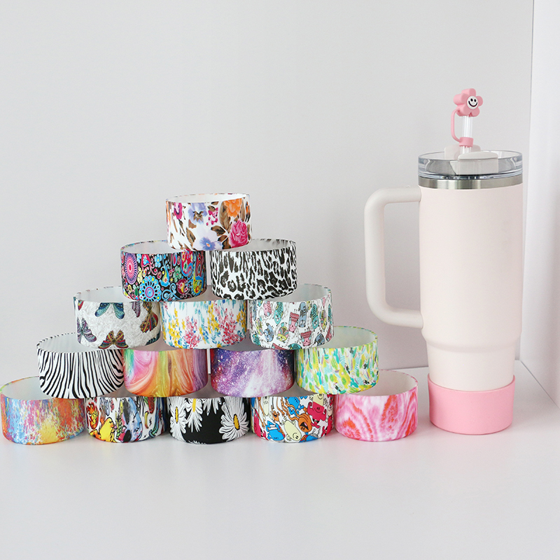 Bar Accessories Cute Cartoon Panda Rabbit Bunny Pig Design BPA Free Food Grade Silicone Aceesoreis for Bottle Tumblers