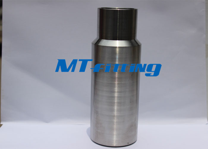 PED Forged High Pressure Pipe Fittings , F304 Stainless Steel Butt Welded Threaded Swage Nipple