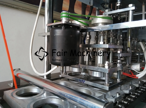 3.6KW SS304 Cup Filling Sealing Machine For 2 Cups Water Cup 1800B/H