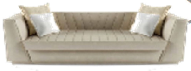Comfortable Modern Farmhouse Style Settee Hotel Lobby Furniture Sunproof