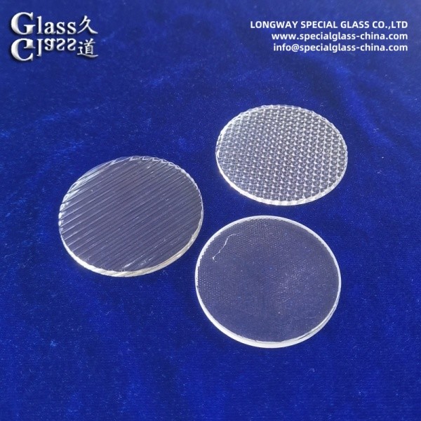 Durable Borosilicate Glass Spread Lens For Industrial Lighting Fixtures