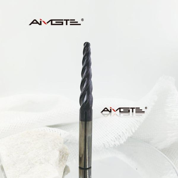 4 6 8mm Carbide Spiral Tapered Ball Nose End Mill Router Bit Woodworking CNC 3D Carving