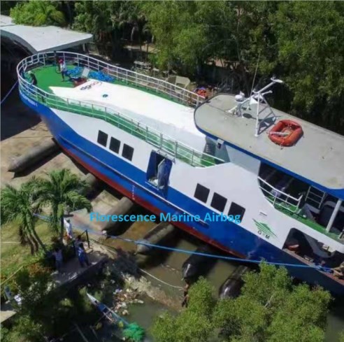 Heavy Duty Marine Rubber Airbag Ship And Boat Launching Lifting Salvage