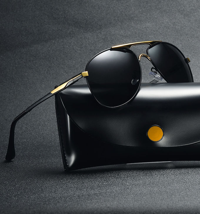 Aluminum Magnesium Mens Luxury Sunglasses Polarized Lens Sunglasses