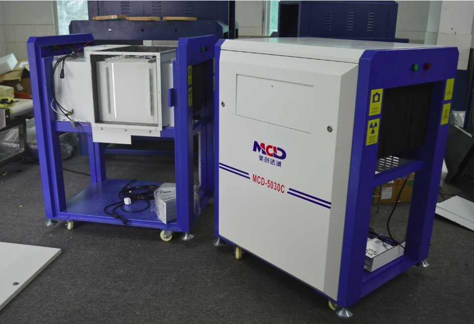 170kg Load Airport Baggage Scanners MCD-5030C 500W*300Hmm Tunnel Size