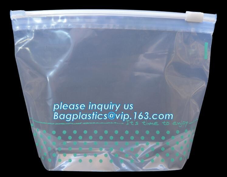 Fresh vegetable Grape Cherries transparent plastic Packaging Bag, Slider Zipper Cherry Packing Bags, GRAPE & CHERRY BAGS