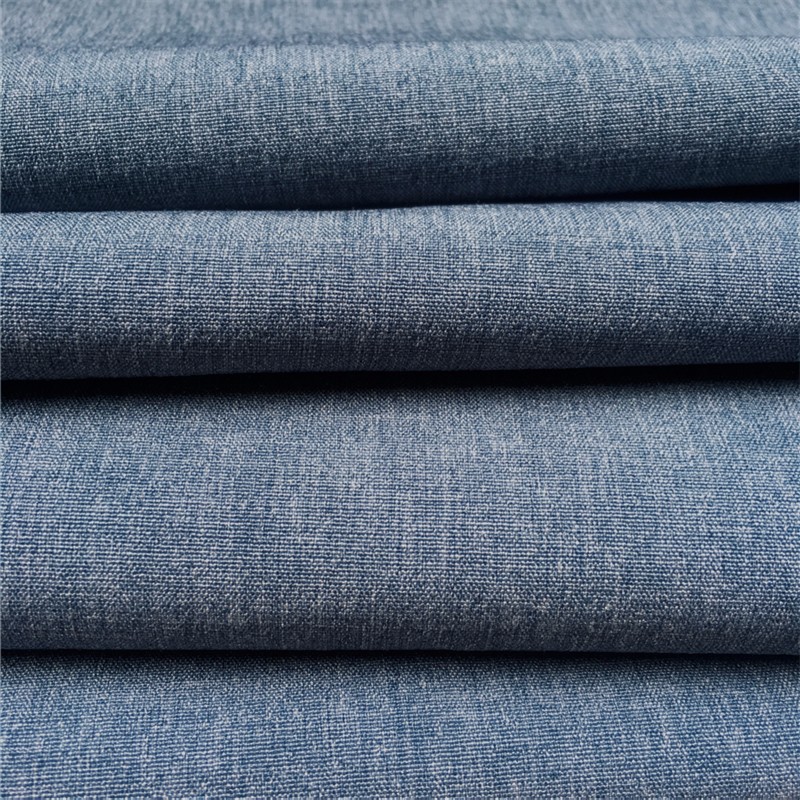 Polyester 4-Way Stretch Imitated Linen Cationic Mountaineering Fabric For Climbing Clothing