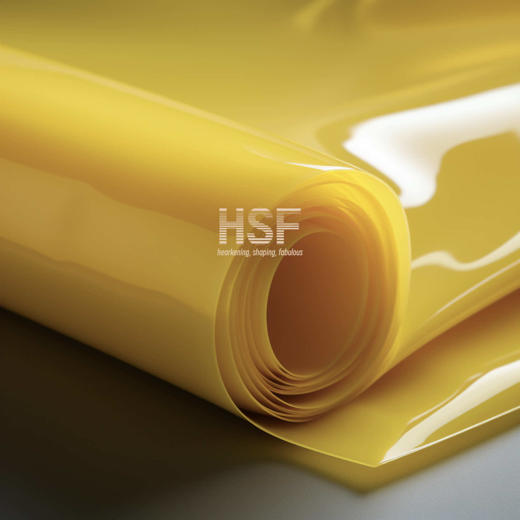 40uM Yellow Cast Polypropylene Silicone Coated Polyester Film Roll
